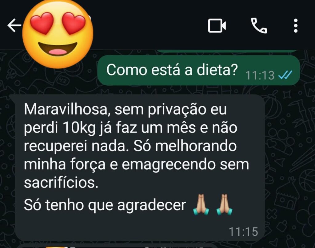Depoimento de paciente sobre emagrecimento saudável sem sacrifícios após acompanhamento com a Dra. Ana Carolina