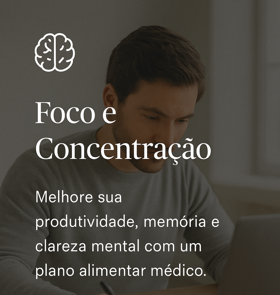 Pessoa trabalhando com tranquilidade e foco, representando clareza mental e produtividade com acompanhamento nutrológico.